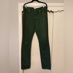 Sid Mashburn Men's Green Jeans